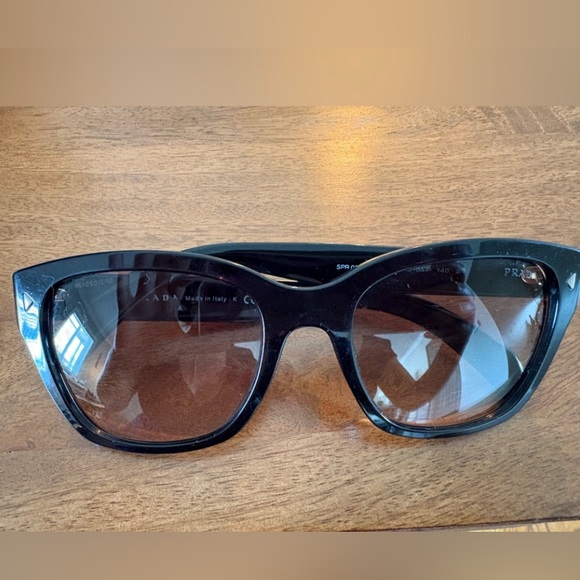 Prada Black Cat-Eye Sunglasses
